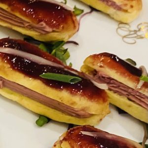 Chicken Liver Mousse Eclairs