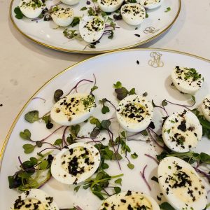 Truffle Devilled Eggs